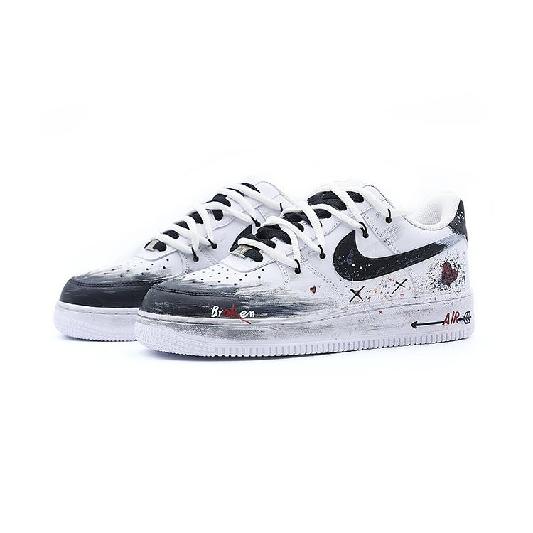 Nike Air Force 1 Rutschfest Abriebfest Niedrig geschnittene Skateboard-Schuhe Herren CW2288-111(Team103-)