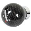Gear Shifting Lever Knob Carbon Fiber 15mm Bottom Interface Round Ball Manual Automatic Transmission Shifter Head Knob