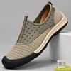 Fashion Summer Shoes Men Casual Shoes Mesh Outdoor Breathable Slip-on Flats Men Sneakers Comfortable Water Loafers Zapatillas