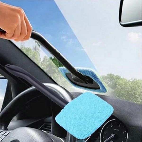 Versatile Microfiber Auto Window Cleaner For Hard-to-reach Car Windows And Windshields