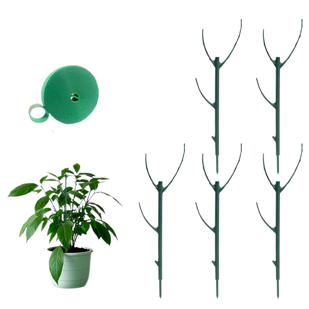 

Plant Support Pile Climbing Vine Stake Bonsai Fixing Rod Garden Plants Stake Holder Flower Support Rack For Potted Plant