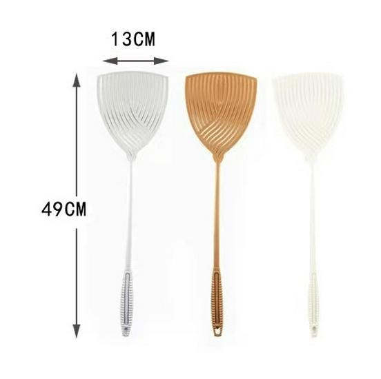 Tapette à mouches incassable à long manche améliorée avec poignée épaissie