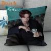 Custom Lee Dong Wook KPOP Pillowcase  Wedding Decorative Cotton Linen Pillow Case For Home Pillow Cover 45X45cm One Side