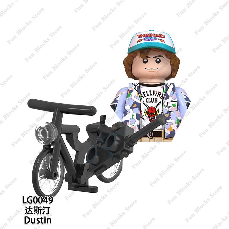 Montauk Upside Down World Building Blocks Demogorgon Vecna Eleven Mini Action Figures Bricks Model Movies Dolls Toys Kids Gift