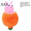 Soft Rubber Squeeze Toy Carrot Rabbit Fidget Toys Easter Cute Bunny Stress Relief Sensory Anxiety Birthday Party Favors for Autistic Children