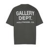 Early spring Galler's new slogan LOGO printed short-sleeved T-shirt is the same for men and women