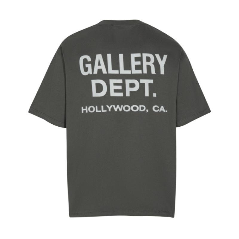 Early spring Galler's new slogan LOGO printed short-sleeved T-shirt is the same for men and women