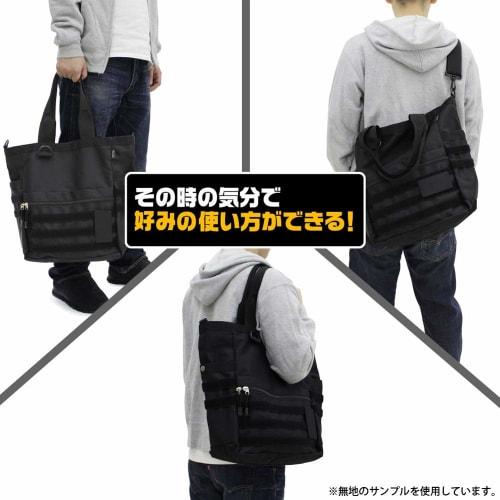 COSPA Mobile Suit Gundam Zeon Functional Tote Bag, PANGER GREEN, Approx. H36 x W30 x D17.5cm