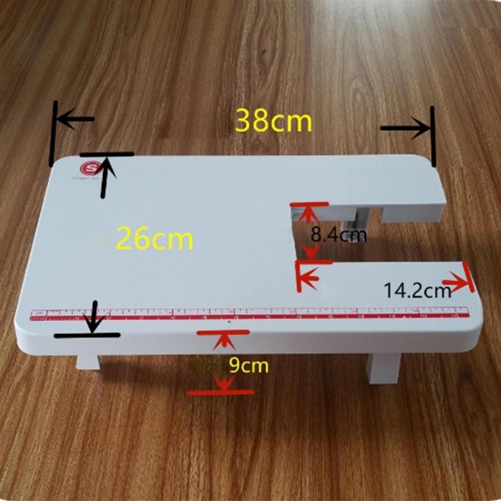 Sewing Machine Extension Table Foldable PVC Crafting Support for 4411 4423 4432 5511 5523 Accessories