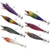 8cm/6g Luminous Shrimp Bait Sharp Squid Hook Simulation 3D Fisheye Jigging Fishing Outdoor