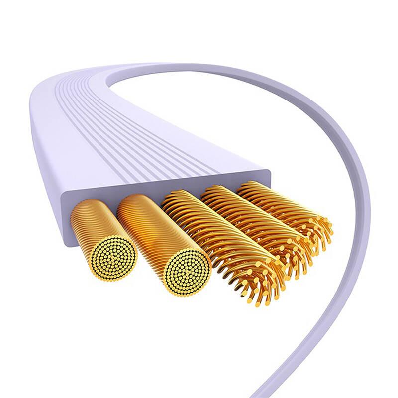 Kabel USB Baseus Free2Pull USB-C na IP 20W 1M (Fialová)