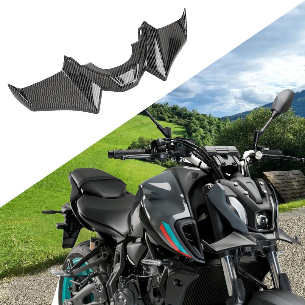 Motorcycle Front Mudguard Beak Cowl Extender Wheel Mudguard Extension Cover oiler for MT‑07 2021 to 2023