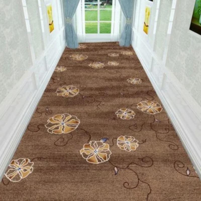 Hotel Hallway Red Carpet Home Corridor Long Rug Soft StairS Carpet Entrance Floor Track Door Mat Wedding Aisle Runner Rug