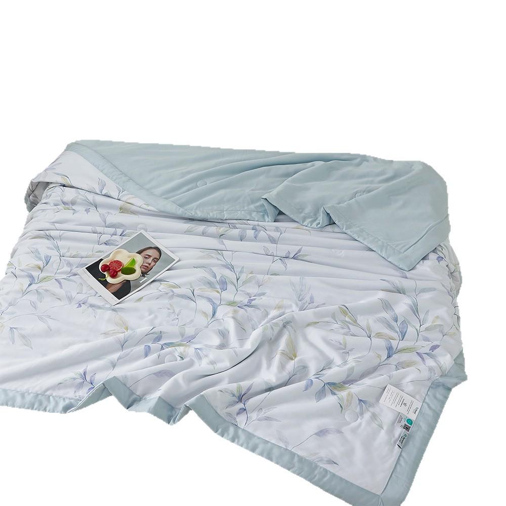 Tencel Lyocell Summer Cool Lightweight Quilt - Skin-Friendly, Machine Washable, Single/Double Size