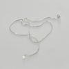 Mimij 92.5 Silver Silky Snake Chain Necklace