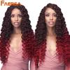 GOGO Curl Ocean Wave Braiding Hair Extensions Crochet Braids Synthetic Afro Curl Hawaii Curly Ombre Black Pink Water Wave Braid For Women