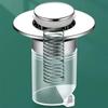 Drain Filter Bounce Cores Bathtub Drain Plug Sink Basins Drain Filter Bathtub Stopper for Bathroom Kitchen Easy Install