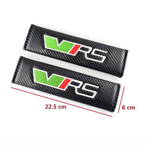 2pcs/set Car carbon fiber seat belt cover padded shoulder car styling