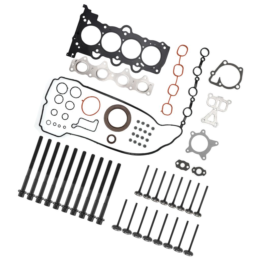 G4FJ 1.6L Turbo Head Gaskets Bolts Kit w/ Intake Exhaust Valve for Hyundai KIA