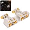 2PCS Car Marine Battery Terminal Connectors - Adjustable Gasket for Automotive Audio System Modified Battery Head