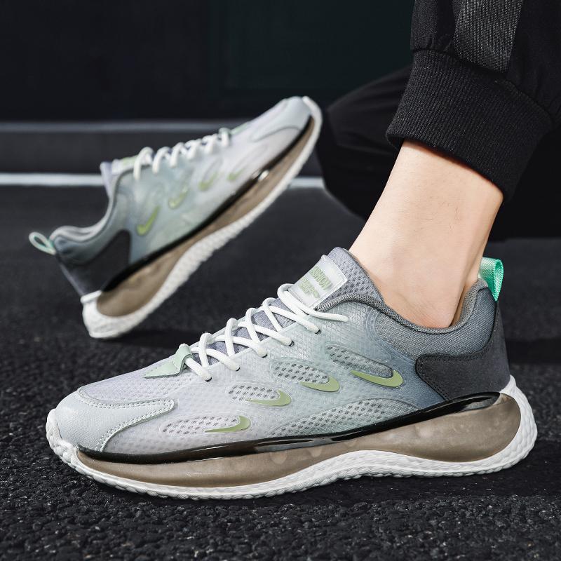 Herren Mesh Freizeitschuhe Trend Neueste Sportschuhe Dicke Sohle Atmungsaktiv Leicht Laufschuhe Mode Sneakers Student Für Herren