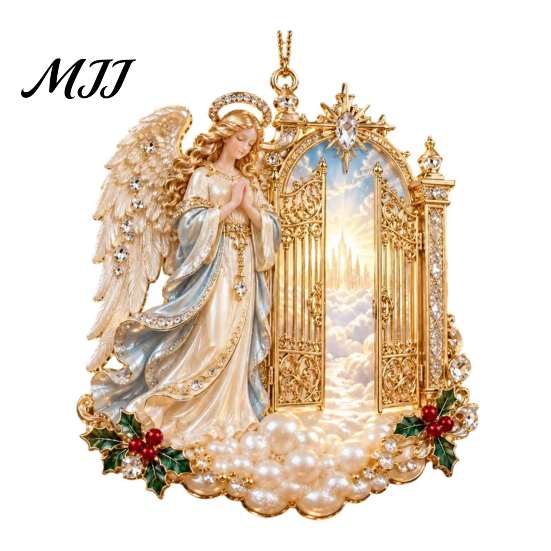 Seasonal Home Ornament Acrylic Christmas Tree Pendant, Decorative Hanging Ornament, Exquisite Winter Festival Gift Decorations for Garden Fireplace