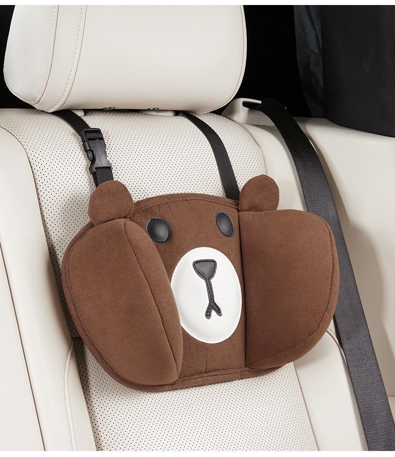 Universal Car Headrest Pillow for Kids – High-Grade Neck Support & Side Sleep Aid