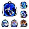 Sonic Hedgehog Lunch Box Bag Stylish Shoulder Bag For Kids Adults Large Capacity Travel Bag