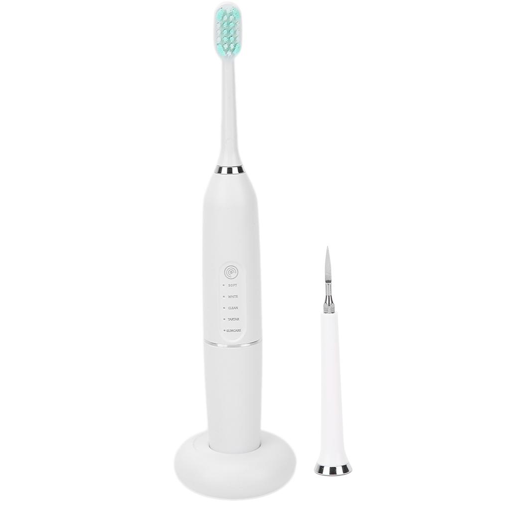 Children S Electric Toothbrush Wireless Charging Whitening Toothbrushes Deep Cleansing ToothbrushWhite