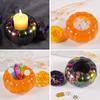 WTEMPO Pumpkin Jar Resin Molds Halloween Storage Box Silicone Molds DIY Epoxy Casting Mold with Lid Mold Candle Holder Item Container Making Molds