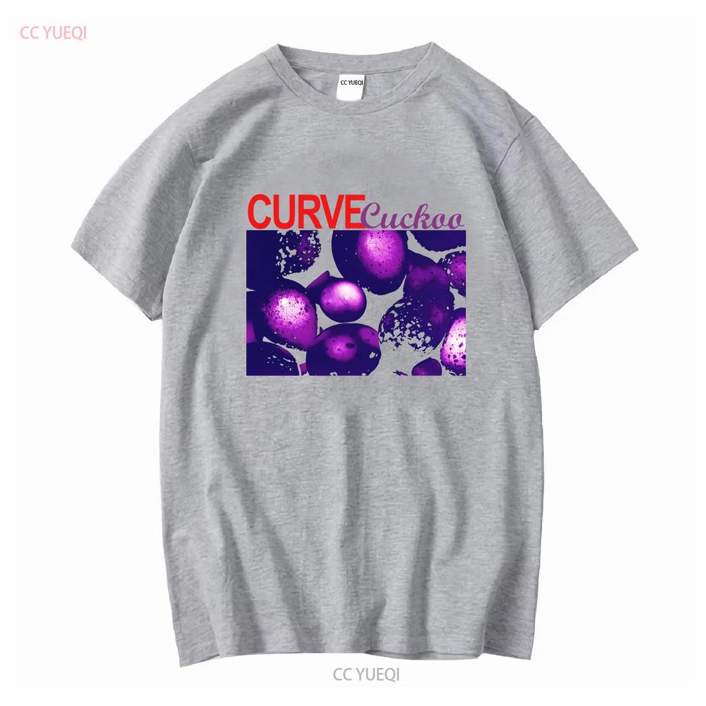 Curve T Shirt Cuckoo Long or Short Sleeves Vintage Washed Slightly Designer Clothes Homme Top For Everyday Wear Soft Breathable