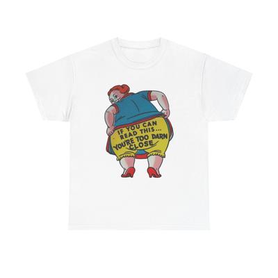 Als Je Dit Kunt Lezen Grappige Hilarische Grappen Grafisch T-shirt Heren Dames T-shirts Top Unisex Zwaar Katoen