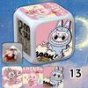 Cute  Electronic Alarm Clock with Seven-color Luminous Night Light Alarm Clock