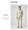 Men's Outdoor Half-Zip Hooded Sweatshirt - APH Series, Long Sleeve for Autumn & Winter Warmth, Bird House Style