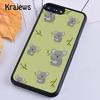 Krajews Cute Cartoon Koala TPU Phone Case Cover For iPhone 17 Air 16 15 14 plus 11 12 13 pro max coque Shell Fundas