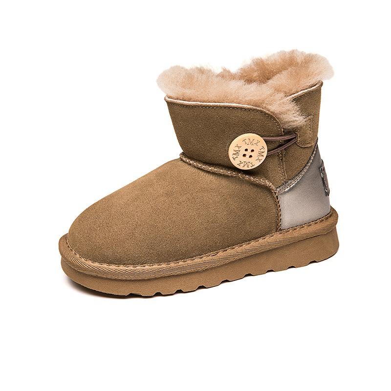 Детские зимние ботинки новые зимние для девочек с мехом — фото 7