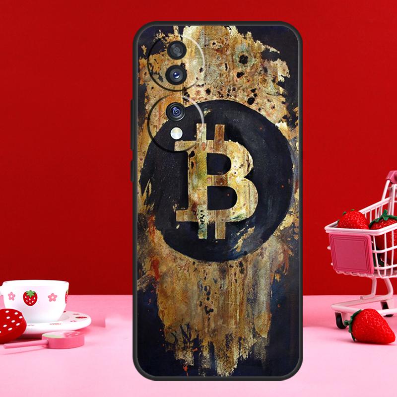 Bitcoin BTC For Honor Magic 7 6 5 8 Pro Case For Honor 400 200 50 70 90 Lite X8c X8b X9a X9b X9c X9d Win
