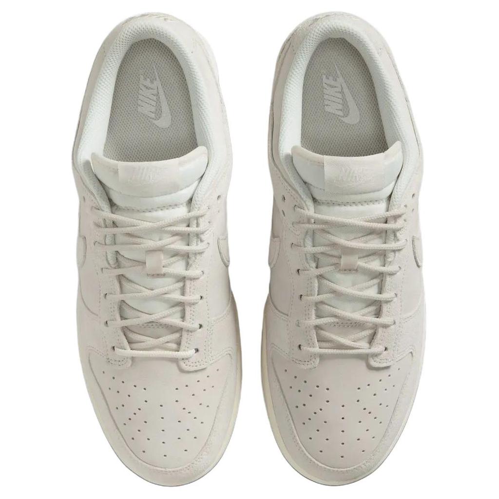 Nike Dunk Suede, Leather Low top Skateboard Shoes Men's Beige IB6651-003