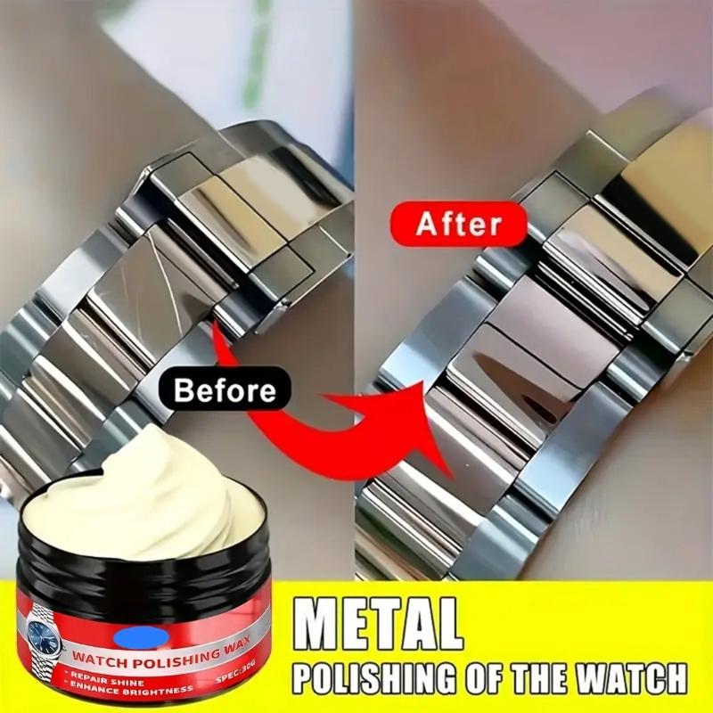 Quick Restorers Polish Paste Repair Solution for Efficient Scratch Removal On Watches Crystal Metal and Glass Surfaces