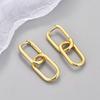 New 925 Sterling Silver Simple Style Earrings Personality Charm Women Earrings Birthday Gift for Friends Exquisite Jewelry