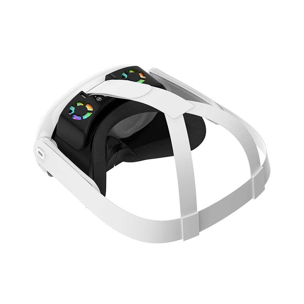 Für Meta Quest 3 Luftzirkulation Gesichtsabdeckung VR Headset Ersatz Gesichtsinterface Maske mit Kühlventilator für Quest3 Zubehör