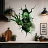 New 1D Floor Decals Scary Ghost Halloween Wall Decoration Scary Atmosphere Bar Party Spooky Decoration Props Removable Peel