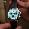 PAGANI DESIGN 40MM V2 Sky Blue Dial Classics Men Quartz Watches Sapphire Retro Chronograph Stainless Steel Waterproof Watch Men