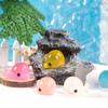 Glow-in-the-dark Dolphin Resin Decoration Cartoon Cute Light Little Dolphin Micro Landscape Fish Tank Diy Decorative Materials Accessories