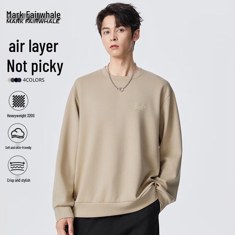 

Mark Hua Fei Men s American Style Heavyweight Air Layer Sweatshirt Jacket XL