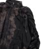 Ajobyajo Tie-Dye Pleats Jacket [Black]