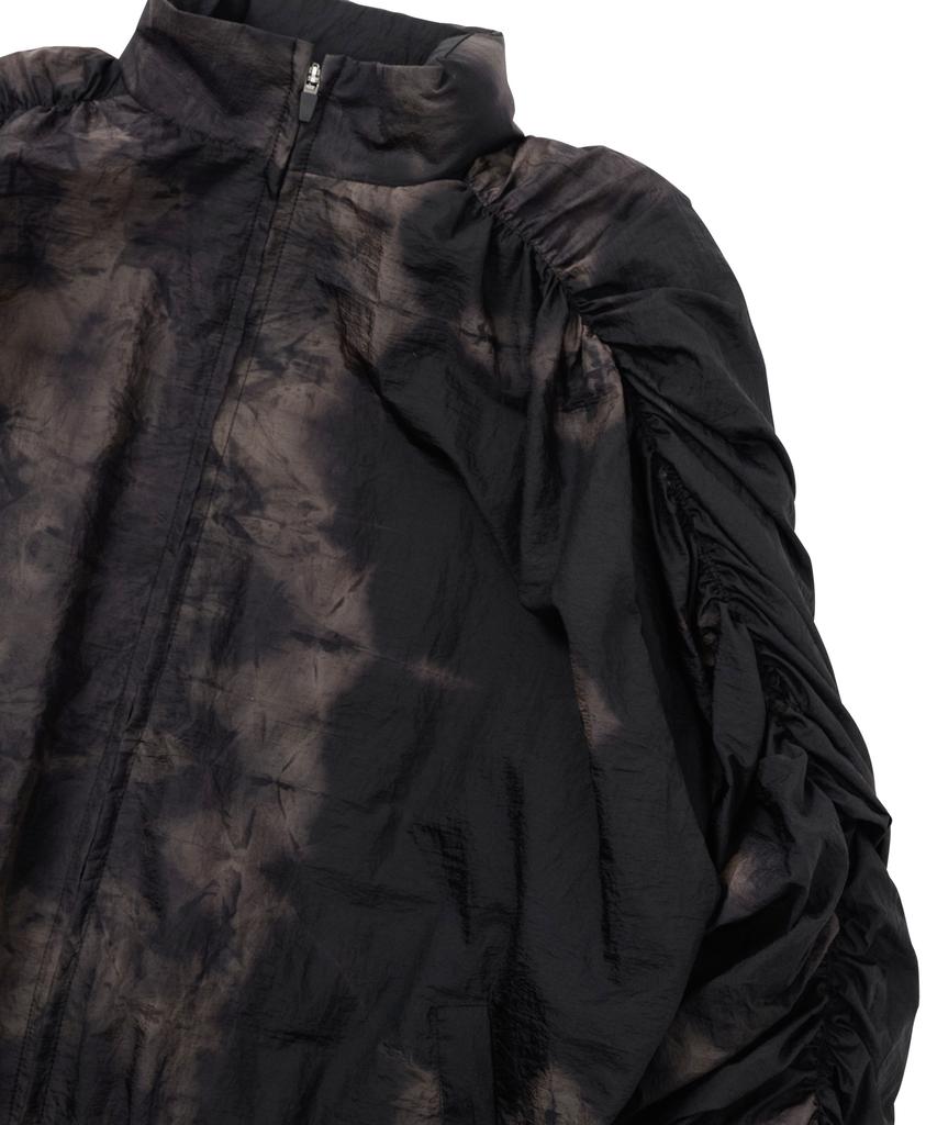 Ajobyajo Tie-Dye Pleats Jacket [Black]