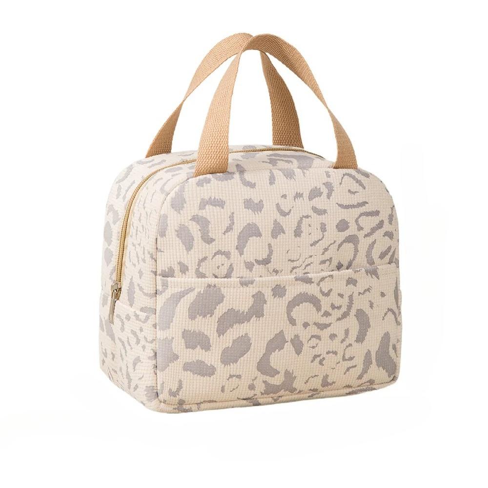 Food Thermal Insulated Bag Children School Lunch Box Bags Picnic Bag For Couples Unisex Portable Food Storage Student Lunch Bag Waterproof Bento Bag