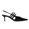 Fashion New Design Sexy Pointed Toe Sandals Women High Heels Party Dress Shoes for Female Summer  Elegant Buckle Decorated Stilettos