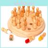 Wooden Childrens Memory Chess Game For Early Education And Focus Development